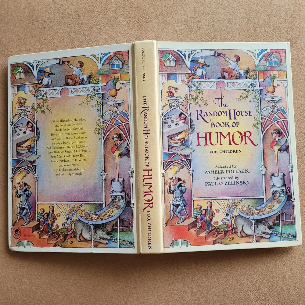 Vintage Random House Book Humor Children 1988 Twain Blume Cleary 80s Zelinsky HC